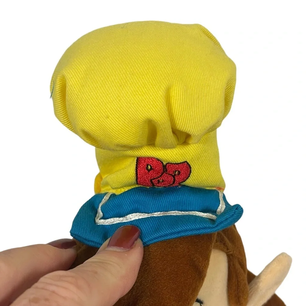 Vintage POP 1999 Kellogg’s Rice Krispies Snap Crackle Pop Plush Stuffed Doll 15”